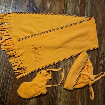 ensemble bonnet écharpe moufles 🎁 neuf