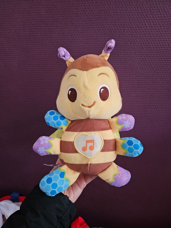 Peluche veilleuse abeille Maelle