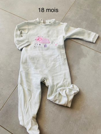 Pyjama 18 mois maisonnette influx