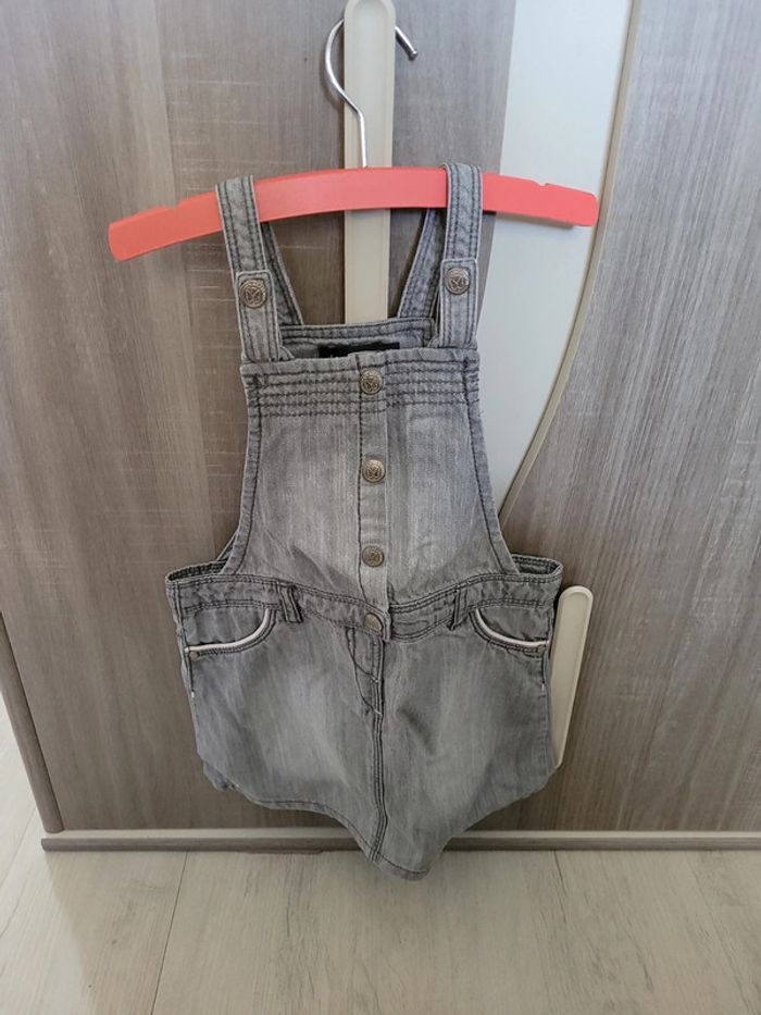 Salopette jupe en jean 2 ans