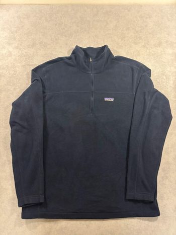 Polaire Quart zip / quarter zip Patagonia Bleu marine XL
