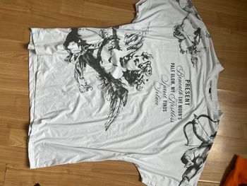 T-shirt motif anges - Taille L - Style streetwear