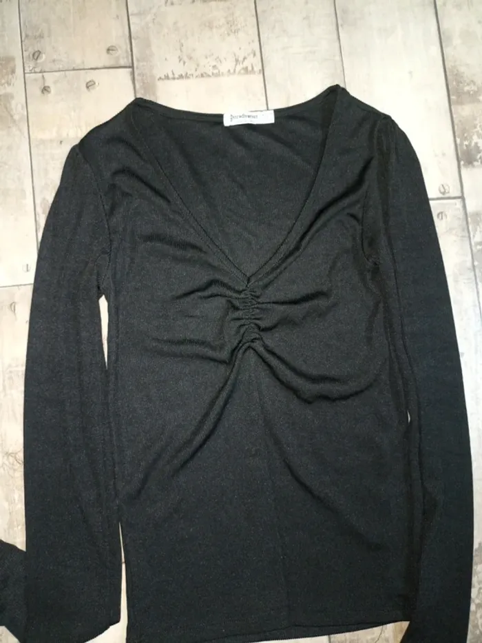 Haut noir stradivarius s - photo numéro 2