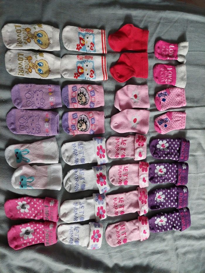 Lot de 16 paires de chaussettes