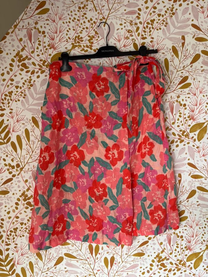 Ensemble fleuris bohème jupe + tee shirt camaïeu - photo numéro 5