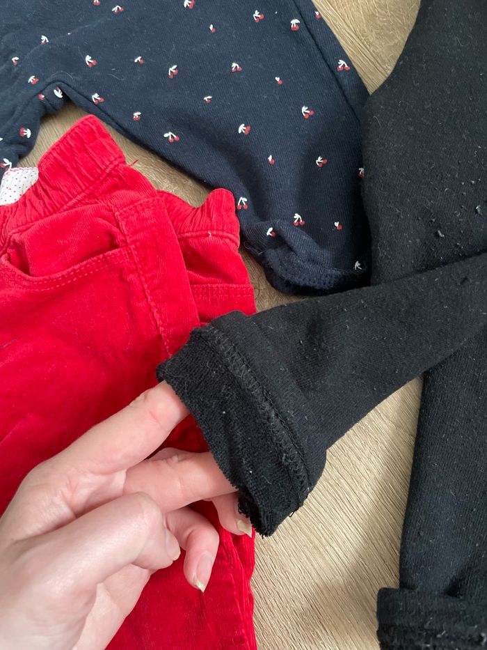 Lot pantalon 9 mois - photo numéro 2