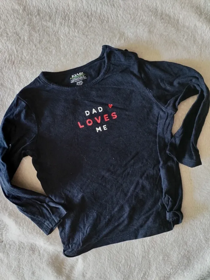 Thee shirt manches longues 24 mois