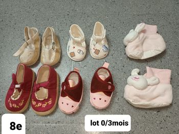 Lot chaussures/chaussons