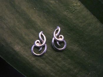 boucles d'oreilles notes musique clé de sol