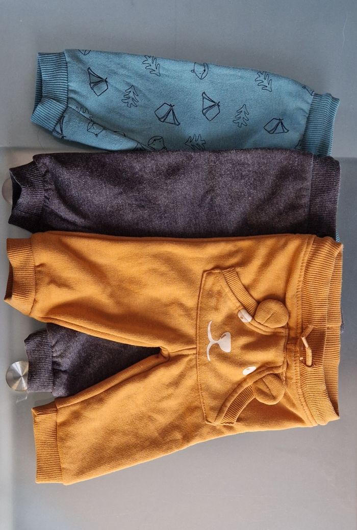 Lot de 3 Pantalons de jogging Garçon 6 mois