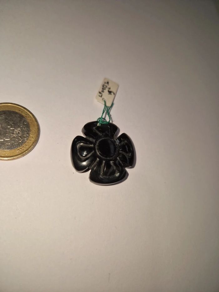 Pendentif obsidienne arc en ciel Toetihuacan - photo numéro 6