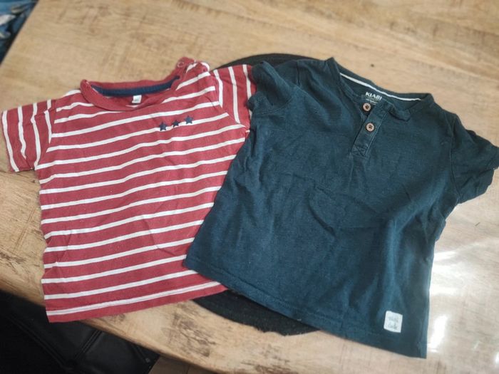 Lot 2 Tee shirt 18 mois