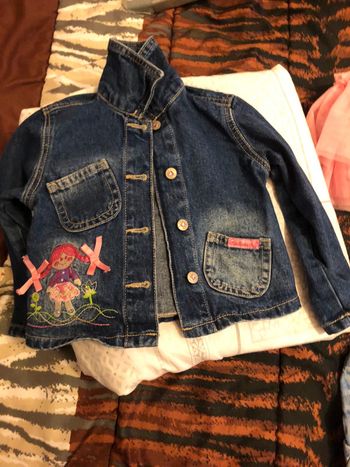 Veste en jeans fille taille 1 an