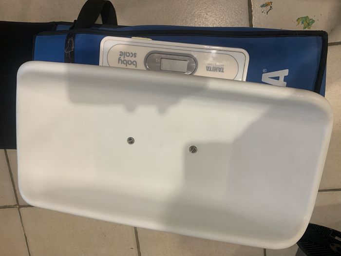 Balance pèse bébé tanita baby scale allaitement nouveau né - photo numéro 4