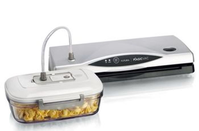 Neuf - Machine sous vide alimentaire, Magic Vac Futura, 800mbar, argent/noir - photo numéro 3