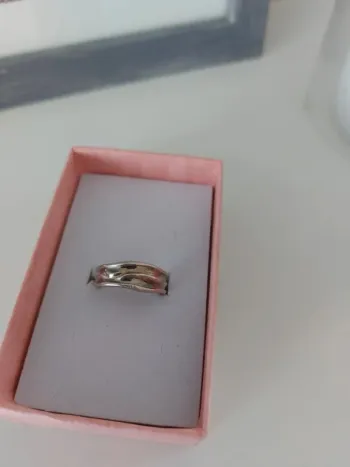 Bague anneau en argent