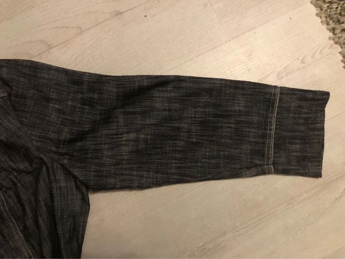 AN20- Tailleur veste+jupe longue bleu jean T44-46 - photo numéro 15