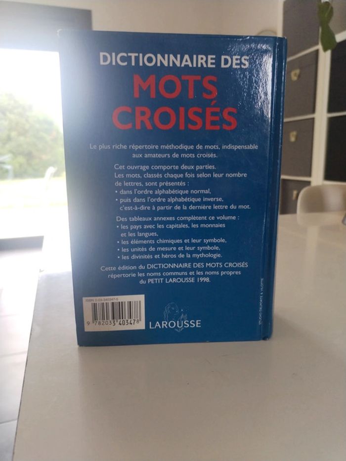 Dictionnaire mots croisés larousse AA - photo numéro 3