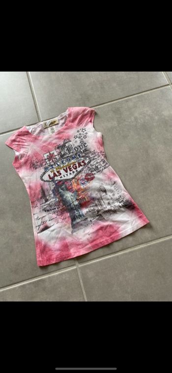 Tee shirt manches courtes Las Vegas Neuf 5 ans