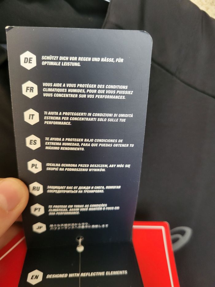 Veste coupe-vent neuve asics - photo numéro 9