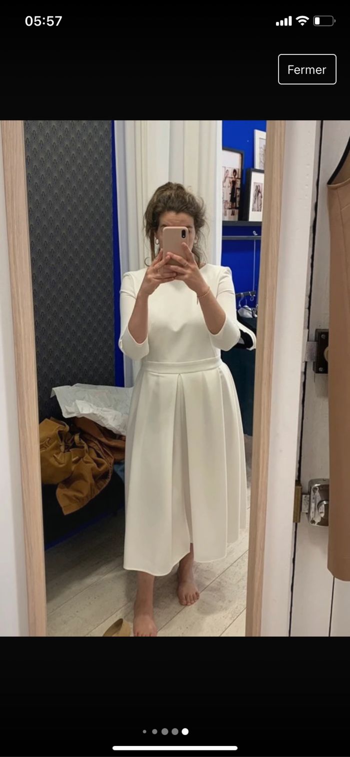 Robe de mariee Delphine Josse jamais portee