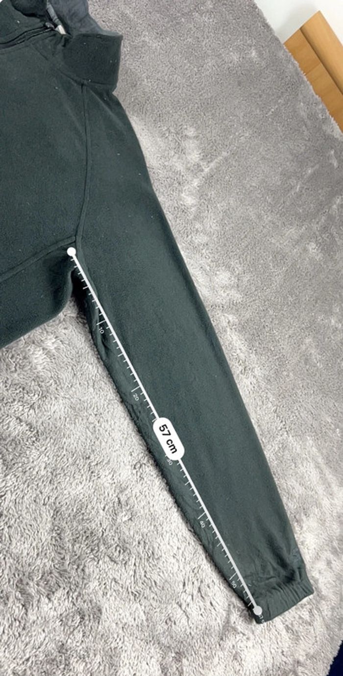 Veste Polaire Starter Zippée – Noir & Gris Anthracite – Taille L - photo numéro 5