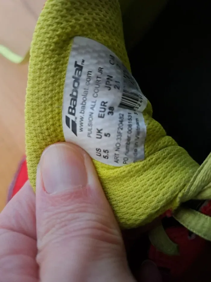 Baskets Babolat taille 38 - photo numéro 5