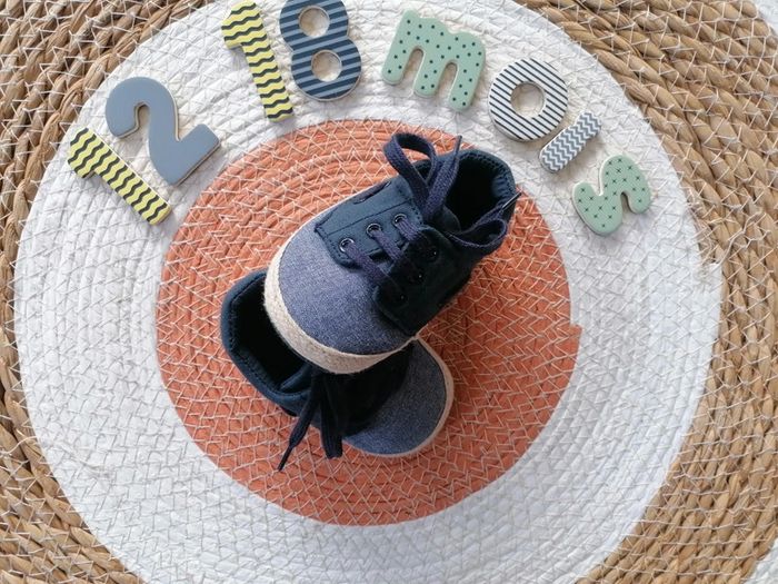Chaussures bébé bleu marine & jean - Tape à l'oeil - 12/18 mois - photo numéro 2