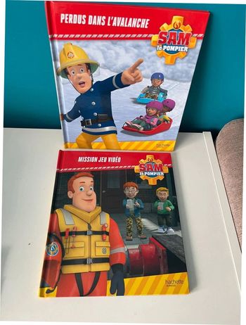 2 livres Sam le pompier