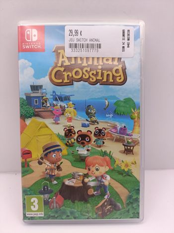 Jeu switch Animal Crossing