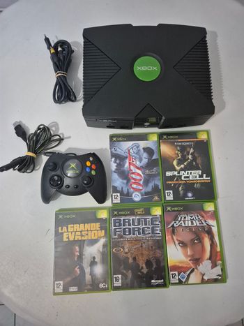 Console xbox 1ere génération originale et jeux