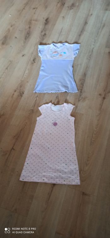 2 chemises de nuit 5 ans