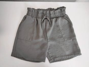 Short fluide - kaki - tissaia - 8 ans
