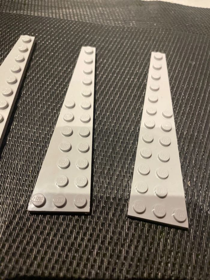 Lego lot ailes 12x3 gris clair officiel pièces détachées espace star wars Harry Potter city - photo numéro 2