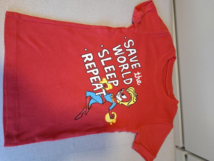 Beau lot fille 5 tee-shirts 4 ans manches courtes Kiabi/Marvel très bon état - photo numéro 9