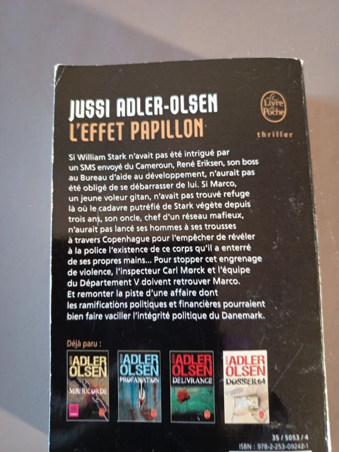 Livre L'effet papillon - photo numéro 3