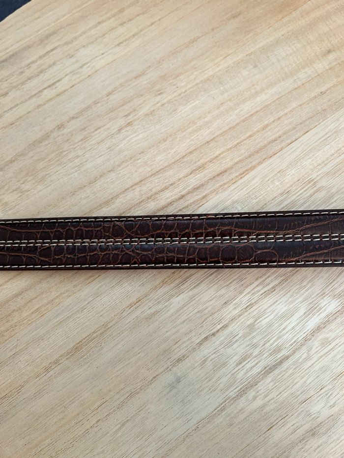 Ceinture véritable cuir 95cm neuve avec étiquette - photo numéro 5