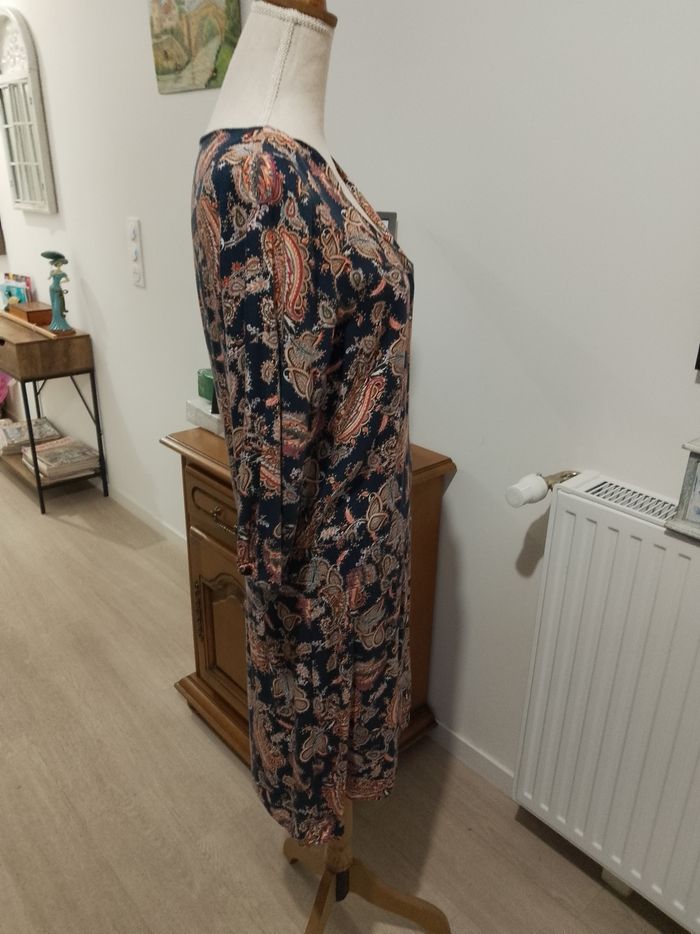 Robe décolletée multicolore à fleurs femme '' Grain de Malice '' - photo numéro 5