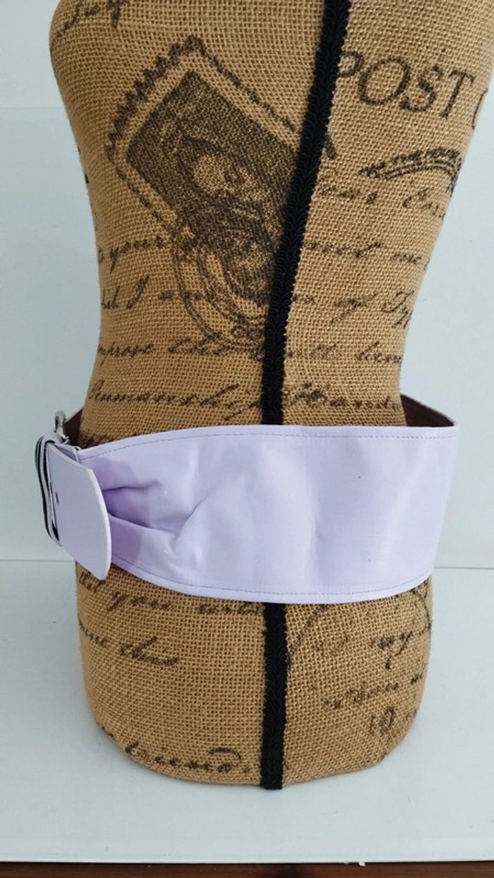 Ceinture souple lilas 85 cm femme - photo numéro 4