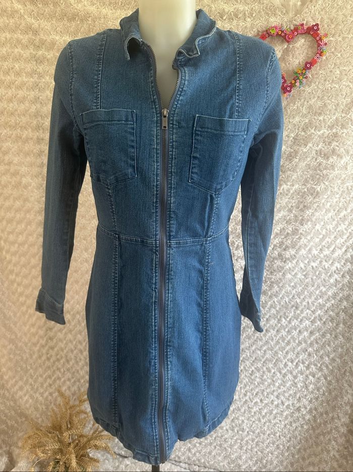 Robe en jean taille l - photo numéro 2