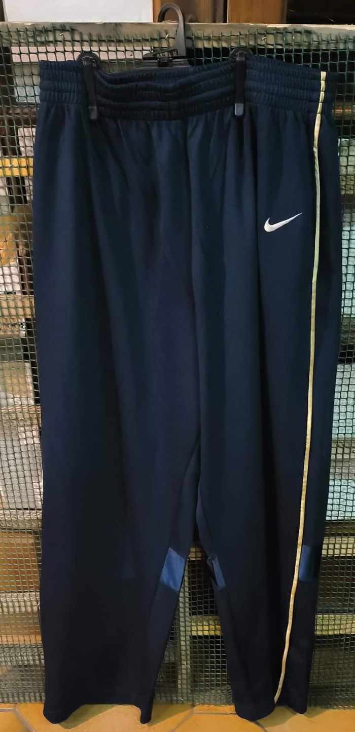 Vintage Pantalon de survêtement Nike bleu marine vintage pour homme taille XL