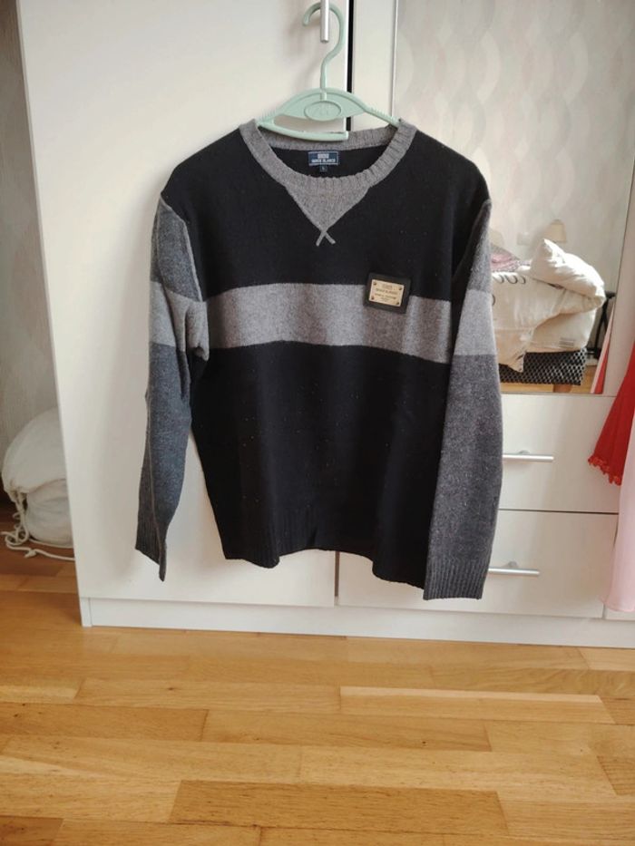 Pull en laine homme taille L Serge Blanco