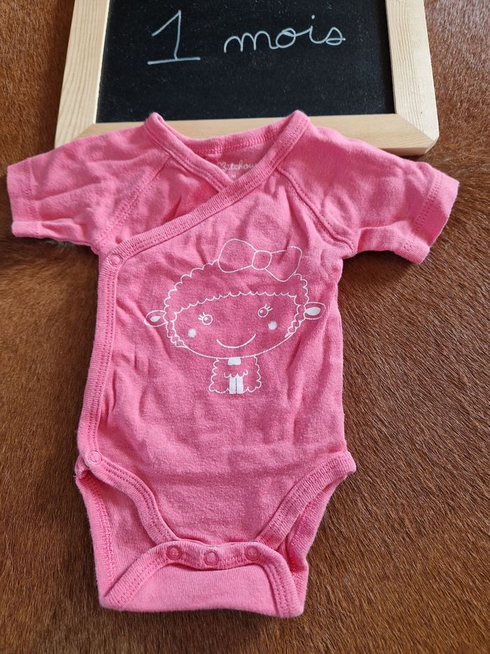 Lot de 4 bodies 1 mois - photo numéro 2