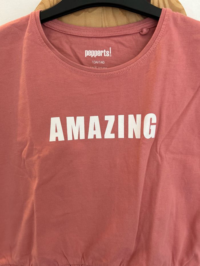 T-shirt manches courtes fille 8/10 ans - photo numéro 2