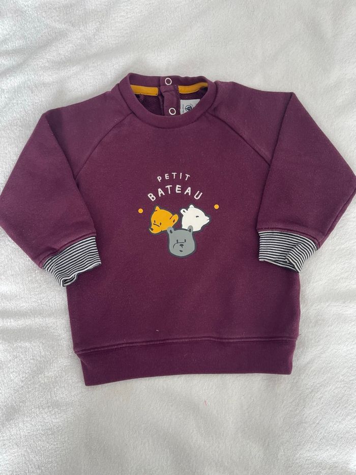 Sweat Petit Bateau 18 mois - photo numéro 4