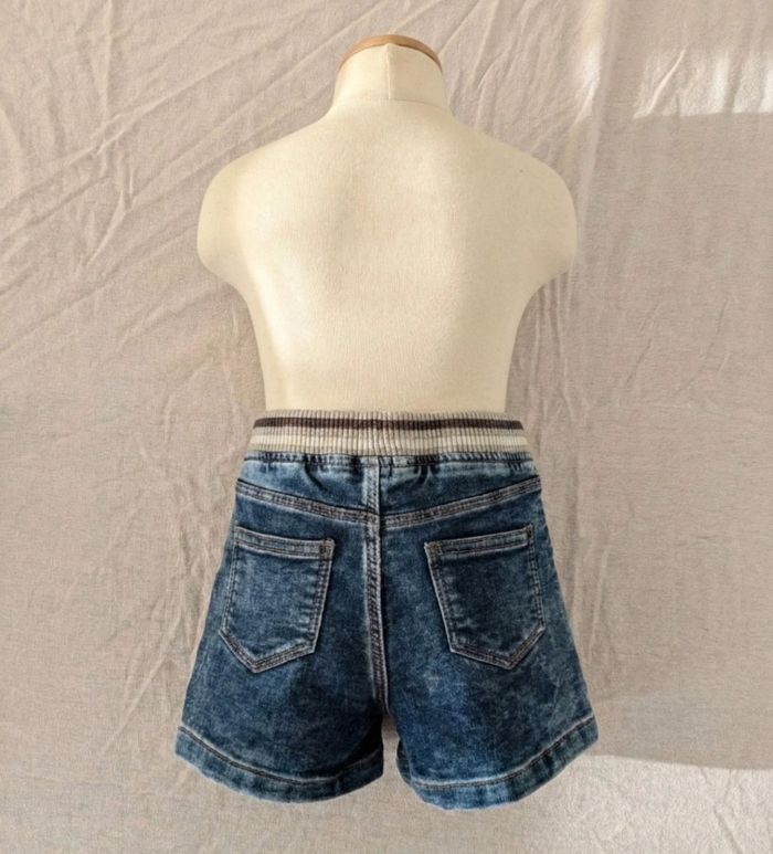 Short en jean souple "Surf Beach Club" - Liberto 24 mois - photo numéro 2