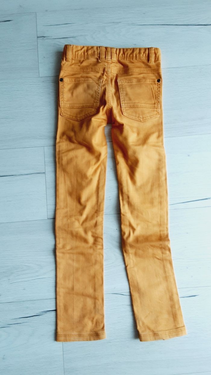 Vêtement garçon pantalon jean moutarde Vert Baudet 8 ans - photo numéro 2