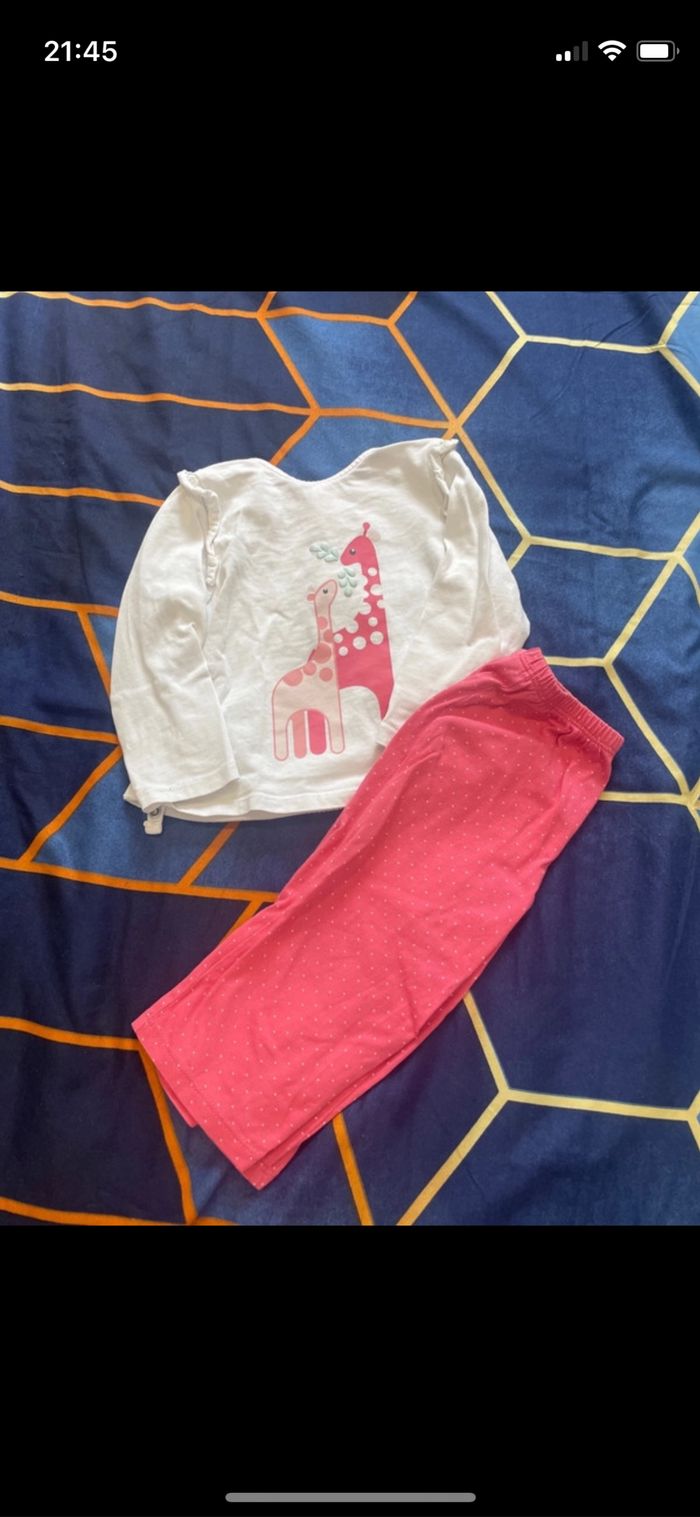 Pyjama deux pièce mi saison