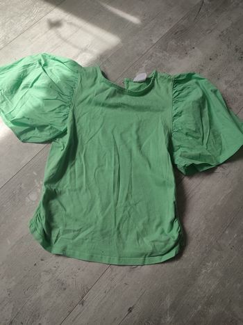 Tee shirt manches bouffantes