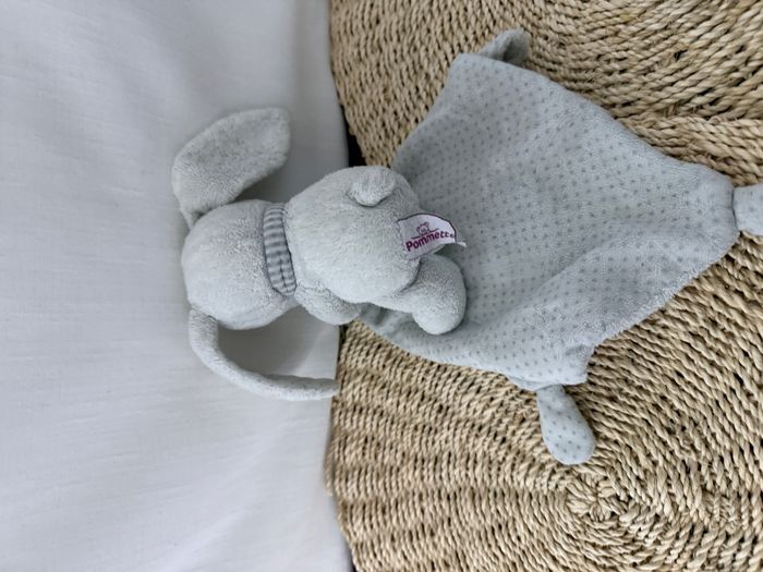 Doudou Lapin Pommette - Collection mon petit Coeur - photo numéro 2